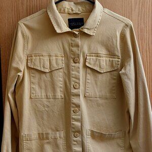 Sanctuary Pale Yellow Chore Jacket